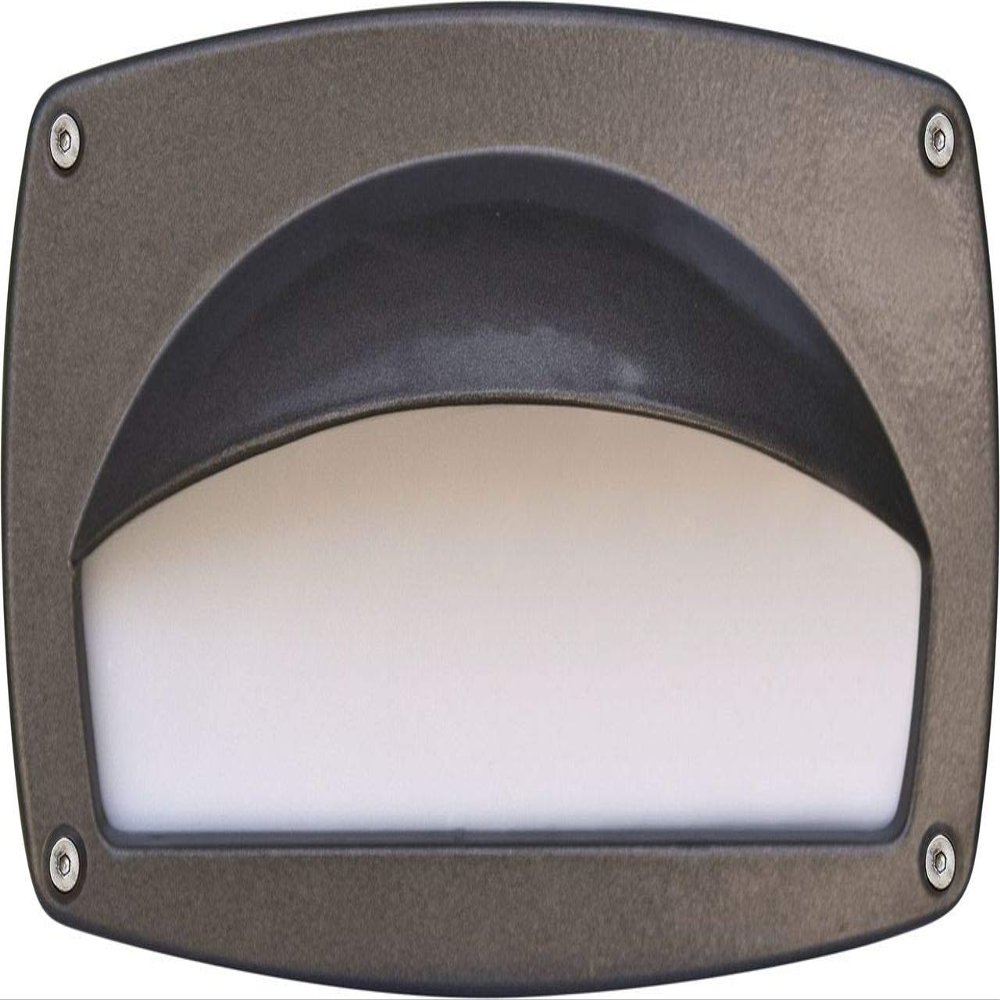 Dabmar Lighting DSL1014-BZ Hooded Incand 120V Light Fixture, Bronze Finish