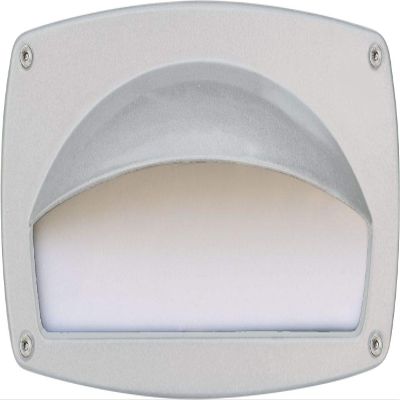 Dabmar Lighting DSL1014-W Hooded Incand 120V Light, White Finish