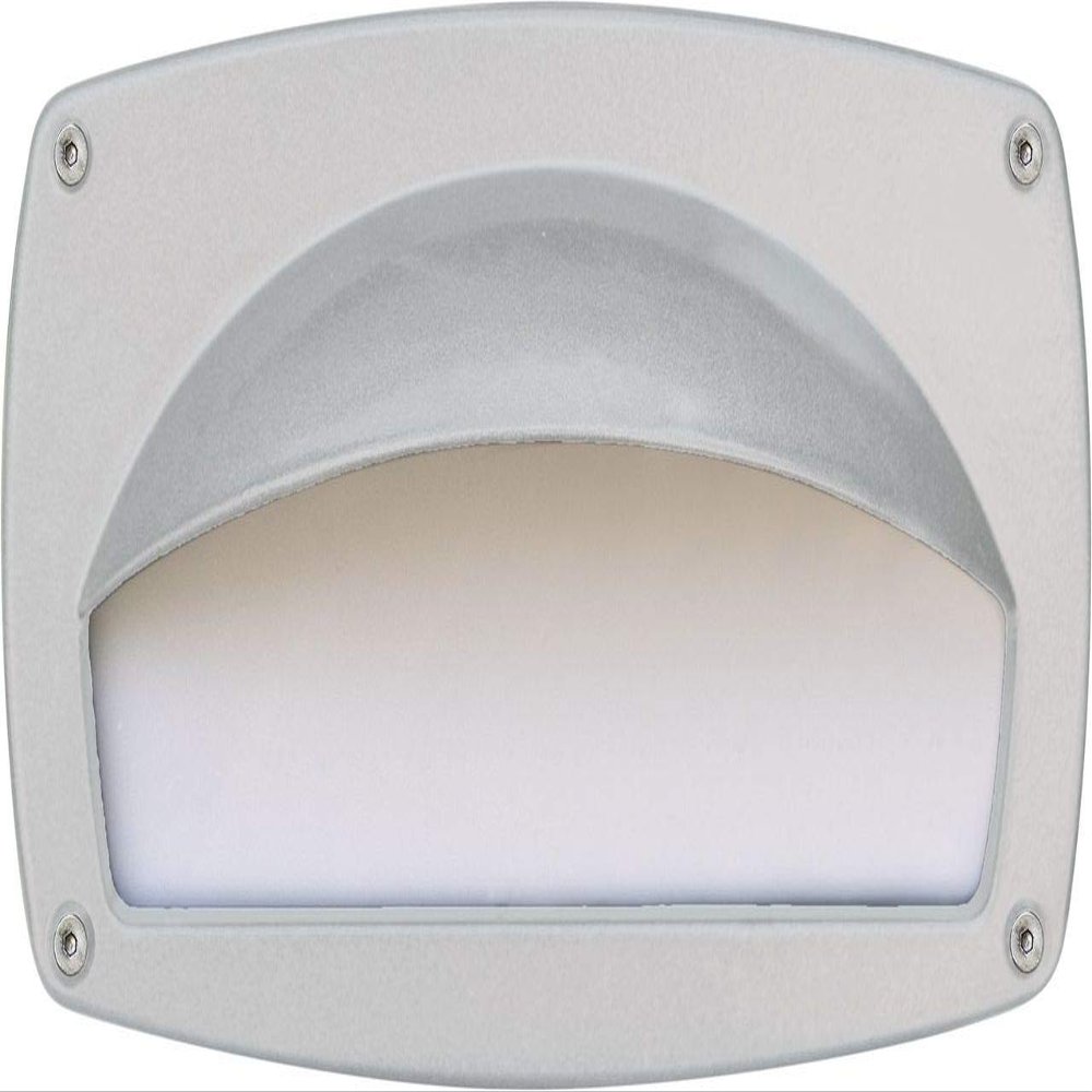 Dabmar Lighting DSL1014-W Hooded Incand 120V Light, White Finish
