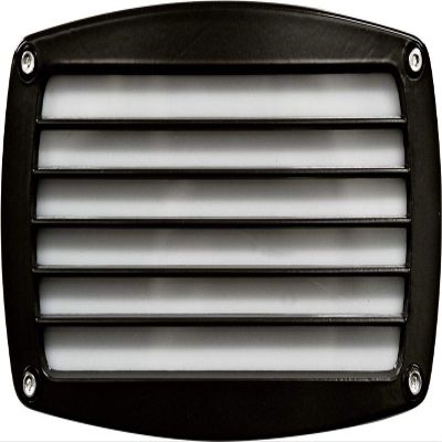 Dabmar Lighting DSL1015-B Hooded Incand 120V Light Fixture, Black Finish