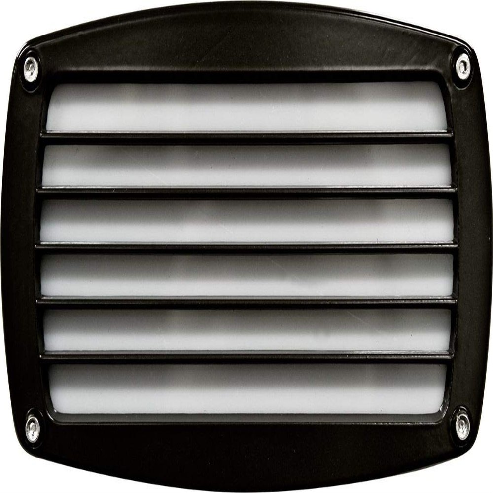 Dabmar Lighting DSL1015-B Hooded Incand 120V Light Fixture, Black Finish