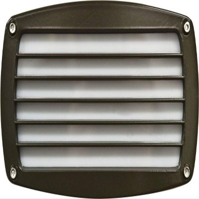 Dabmar Lighting DSL1015-BZ Hooded Incand 120V Light Fixture, Bronze Finish