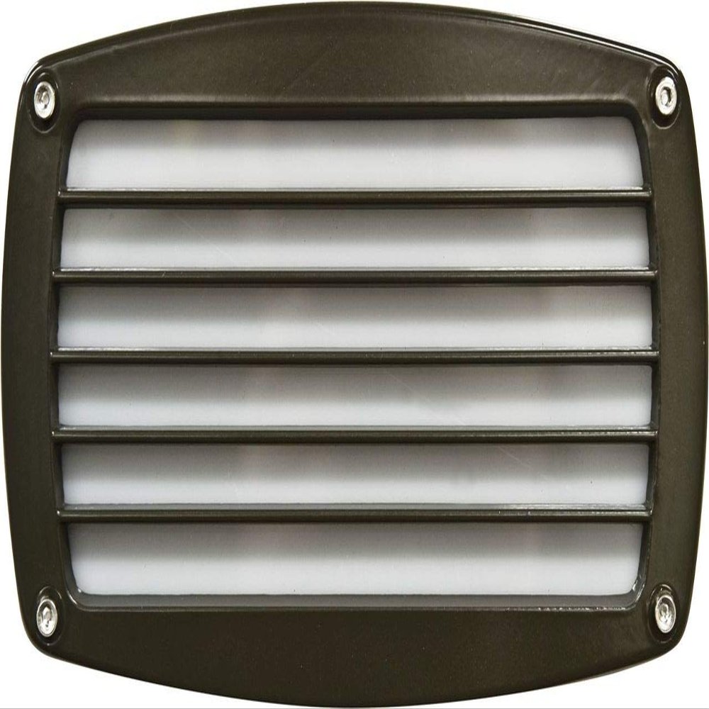 Dabmar Lighting DSL1015-BZ Hooded Incand 120V Light Fixture, Bronze Finish