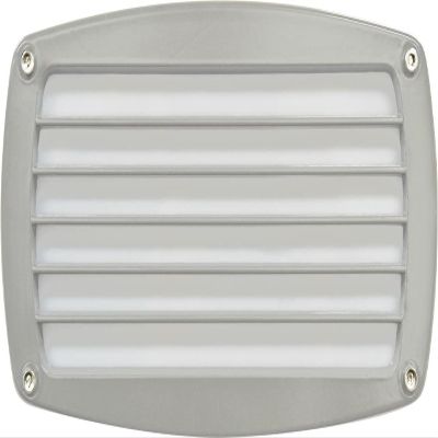 Dabmar Lighting DSL1015-W Hooded Incand 120V Light Fixture, White Finish