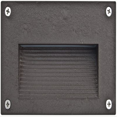 Dabmar Lighting LV-LED655-BZ Step Light Cover, 18 LED 1.8W 12V, Bronze Finish