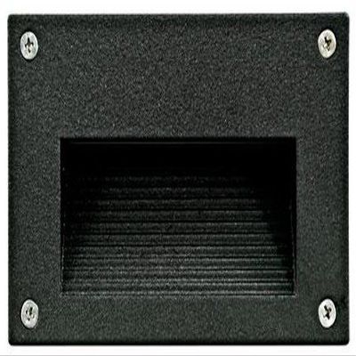 Dabmar Lighting LV-LED670-B Step Light Cover, 12 LED's 1.5W 12V, Black Finish