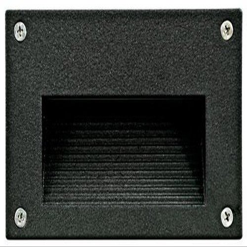 Dabmar Lighting LV-LED670-B Step Light Cover, 12 LED's 1.5W 12V, Black Finish