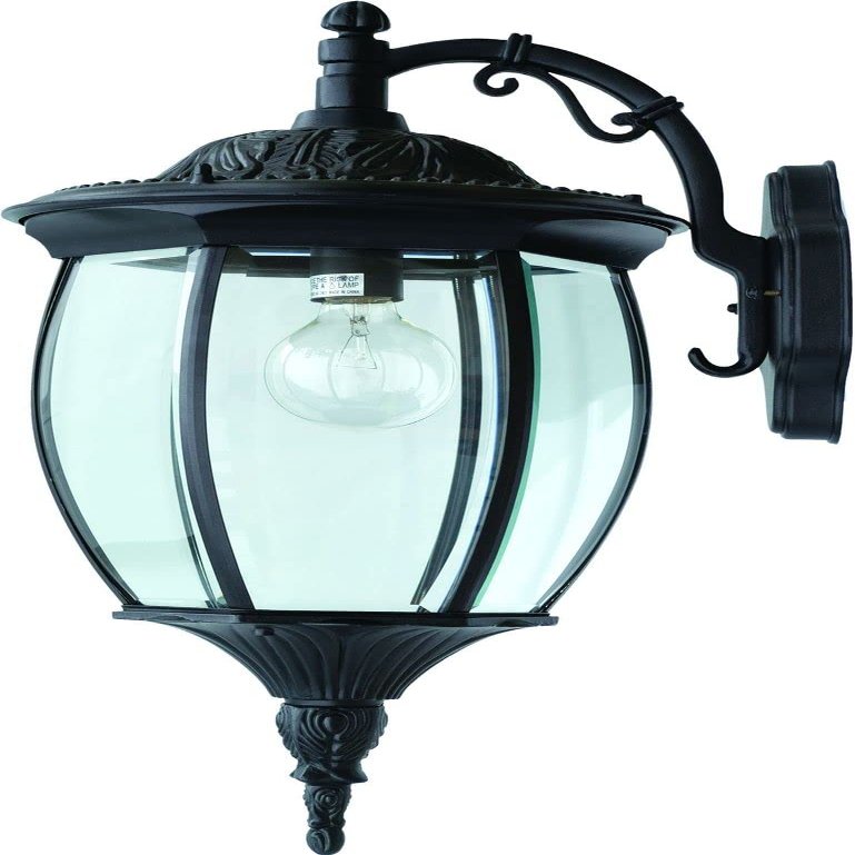 Dabmar Lighting GM106-BVictoria Wall Fixture, Incand 120V, Black Finish