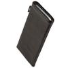 fitBAG Fusion Black/Black Custom Tailored Sleeve for LeEco Le X850. Nappa/Suede Leather Mix Pouch with Integrated Microfibre Lining for Display Cleaning view 2
