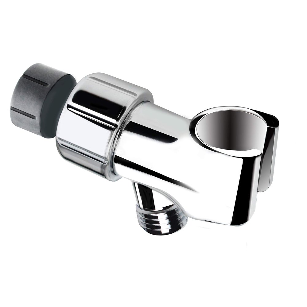 YOO.MEE Adjustable Shower Arm Bracket, 360 Swivel Ball Joint