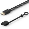 10-Pack Cozy HDMI Caps for HDMI Cables/Cords/Tether - Provides Dust and Oxidation Protection, Projection Adapter Cover, Protects During Travel, Portable, Designed by Cozy (Black) view 4