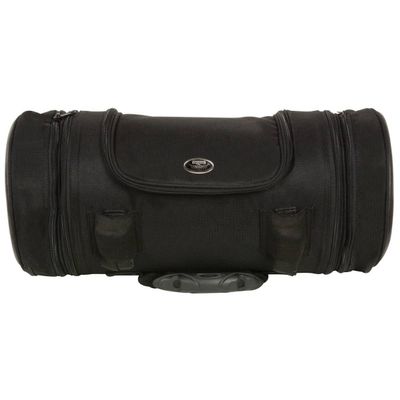 Milwaukee Leather MP8135-BLK-PCS Black Large Textile Sissy Roll Bag