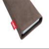 fitBAG Rock Taupe Custom Tailored Sleeve for LeEco Le X850. Fine Suit Fabric Pouch with Integrated Microfibre Lining for Display Cleaning view 3