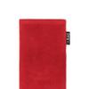 fitBAG Classic Red Custom Tailored Sleeve for LeEco Le X850. Genuine Alcantara Pouch with Integrated Microfibre Lining for Display Cleaning view 4