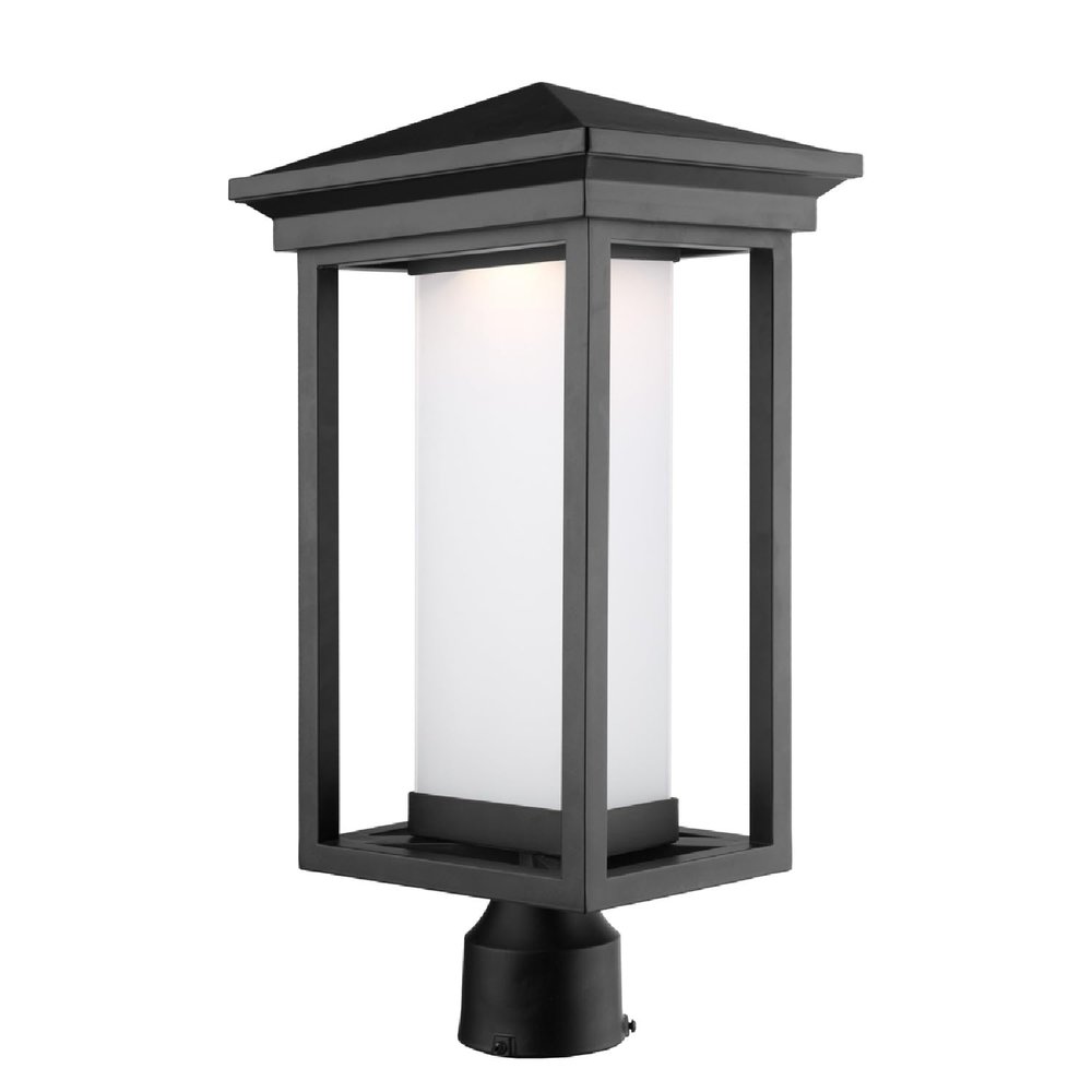 Artcraft Overbrook - 1-Light Outdoor Post Light - Black