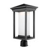 Artcraft Overbrook - 1-Light Outdoor Post Light - Black view 1