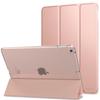 MoKo Case Fit 2018/2017 iPad 9.7 5th / 6th Generation - Slim Lightweight Smart Shell Stand Cover with Translucent Frosted Back Protector Fit Apple iPad 9.7 Inch 2018/2017, Rose Gold(Auto Wake/Sleep) view 1