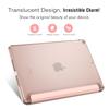 MoKo Case Fit 2018/2017 iPad 9.7 5th / 6th Generation - Slim Lightweight Smart Shell Stand Cover with Translucent Frosted Back Protector Fit Apple iPad 9.7 Inch 2018/2017, Rose Gold(Auto Wake/Sleep) view 4