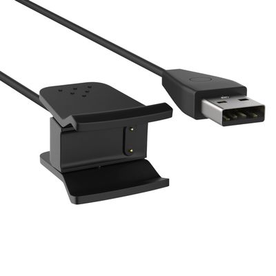 MoKo Charger with Reset Button Compatible with Fitbit Alta HR, Replacement USB Charger Charging Cable Cradle Dock Adapter with 1.8 FT (550mm) Cable Length, Black