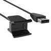 MoKo Charger with Reset Button Compatible with Fitbit Alta HR, Replacement USB Charger Charging Cable Cradle Dock Adapter with 1.8 FT (550mm) Cable Length, Black view 1