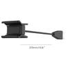MoKo Charger with Reset Button Compatible with Fitbit Alta HR, Replacement USB Charger Charging Cable Cradle Dock Adapter with 1.8 FT (550mm) Cable Length, Black view 2