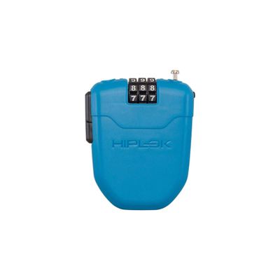 Hiplok FX Wearable Combination Cable Lock, Cyan