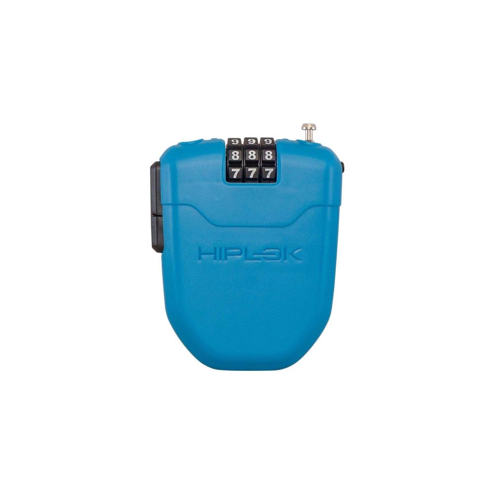 Hiplok FX Wearable Combination Cable Lock, Cyan