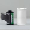 Houseables Film Canisters with Caps, Film Canisters, 35mm Case, Containers with Lids, Cannister for Rockets, Empty Camera Reel Holder, Coin Storage, White, Plastic, Bottle, 8oz, 2"Hx1"W, 60 Pack, Bulk view 2