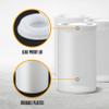 Houseables Film Canisters with Caps, Film Canisters, 35mm Case, Containers with Lids, Cannister for Rockets, Empty Camera Reel Holder, Coin Storage, White, Plastic, Bottle, 8oz, 2"Hx1"W, 60 Pack, Bulk view 4