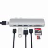 Satechi Aluminum Type-C Pro Hub Adapter with USB-C PD (40 Gbps), 4K HDMI, USB-C Data, SD/Micro Card Reader, USB 3.0 - Compatible with 2021 MacBook Pro M1 Pro & Max, 2020 MacBook Air/Pro M1 (Silver) view 2