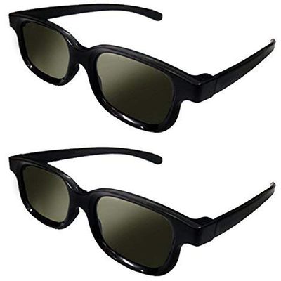 Lot of 2X RealD Technology 3D Polarized Glasses for TV/Movies/Cinema/HD