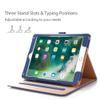 ProCase for iPad 9.7 Inch iPad 6th/5th Generation Case 2018 2017/iPad Air 2/Air 1 Case, Premium Leather Folio Corner Protection Multi-Angle Viewing Stand Cover with Front Pocket Pen Loop -Navy view 4
