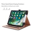 ProCase for iPad 9.7 Inch iPad 6th/5th Generation Case 2018 2017/iPad Air 2/Air 1 Case, Premium Leather Folio Corner Protection Multi-Angle Viewing Stand Cover with Front Pocket Pen Loop -Black view 3