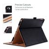 ProCase for iPad 9.7 Inch iPad 6th/5th Generation Case 2018 2017/iPad Air 2/Air 1 Case, Premium Leather Folio Corner Protection Multi-Angle Viewing Stand Cover with Front Pocket Pen Loop -Black view 4