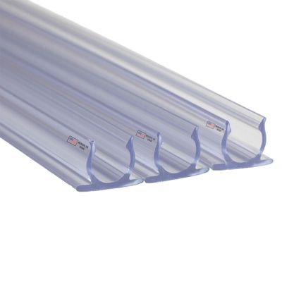 Novelty Lights 40 Pack 1/2in Rope Light Track, 3 Feet Clear PVC Mounting Channels for Indoor or Outdoor Rope Lights, UV Treated, 360 Degree Lighting