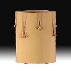 B&P Lamp 6" Ht., "Antique" Paper Board Candle Covers, Standard Size