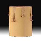 B&P Lamp 6" Ht., "Antique" Paper Board Candle Covers, Standard Size