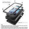 Beasyjoy for iPhone SE 2022/2020/ 8/7 Metal Case, Waterproof Heavy Duty Case with Screen Protector, Full Body Protection Military Grade Shockproof Defender Durable Sturdy Rugged Aluminum Cover, Black view 4
