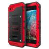 Beasyjoy for iPhone SE 2022/2020/ 8/7 Metal Case, Waterproof Heavy Duty Case with Screen Protector, Full Body Protection Military Grade Shockproof Defender Durable Sturdy Rugged Aluminum Case, Red view 1