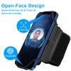 VUP Wristband Phone Holder for Running, 360 Rotatable Forearm Sports Armband for iPhone 17/16/15/14/13/Pro Max/Pro/Mini/12/11/SE 2020/Xs/XR/X/8/7/Plus, Fits All 4-6.7 Inch Smartphones (Black-Small) view 3