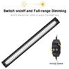 inShareplus 3 Pack 13 inch LED Under Cabinet Lighting, Dimmable, Natural White 4500K, CRI90+, 450Lumens, DC 12V Ultra Thin Under Counter Kitchen Lighting for Kitchen, Shelf, Cupboard view 3