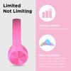 LilGadgets Connect+ Pro Wired Kids Headphones for School with Microphone, Volume Limiting Over-Ear Headset with Cord, SharePort Technology & SoftTouch Padding, Pink view 4