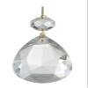 B&P Lamp BrilliantCut 1-1/2 Inch (38MM) Glass Pendalogue, Antique Brass Pin view 1