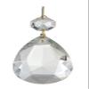 B&P Lamp BrilliantCut 1-1/2 Inch (38MM) Glass Pendalogue, Antique Brass Pin view 2