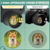 Aurosports 10x25 Binoculars for Adults and Kids, Large View Compact Binoculars for Bird Watching, Easy Focus Small Binocular with Low Light - Ideal for Theater Concerts Travel Hunting Hiking view 3