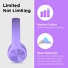 LilGadgets Connect+ Pro Wired Kids Headphones for School with Microphone, Volume Limiting Over-Ear Headset with Cord, SharePort Technology & SoftTouch Padding, Purple view 4