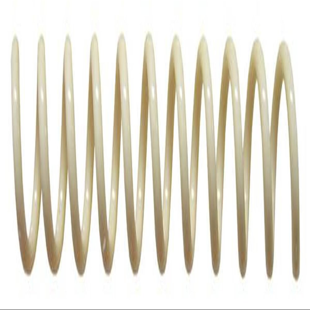 Spiral Binding Coils 6mm x 914mm (1/4 x 36-inch) 4:1, Cream