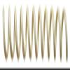 Spiral Binding Coils 6mm x 914mm (1/4 x 36-inch) 4:1, Cream view 1