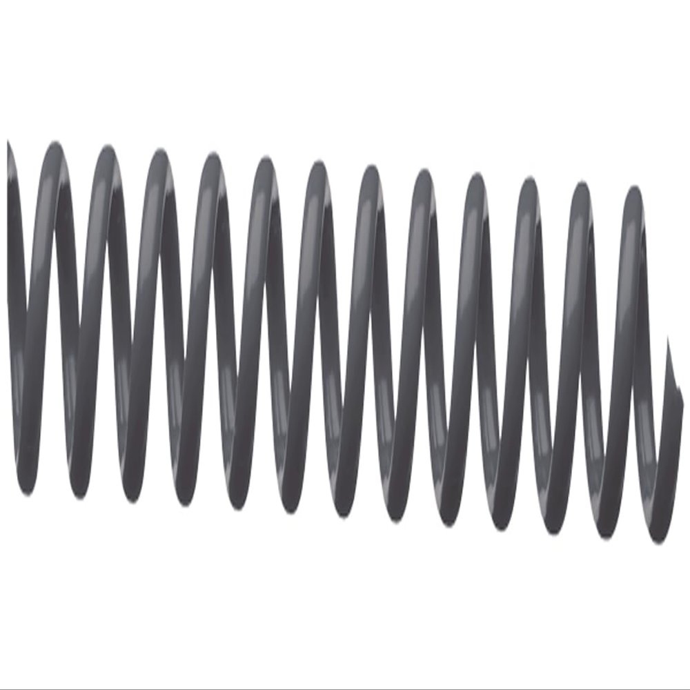 Spiral Binding Coils 6mm x 381mm (1/4 x 15-inch) 4:1, Grey, 100pk