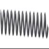Spiral Binding Coils 6mm x 381mm (1/4 x 15-inch) 4:1, Grey, 100pk view 1